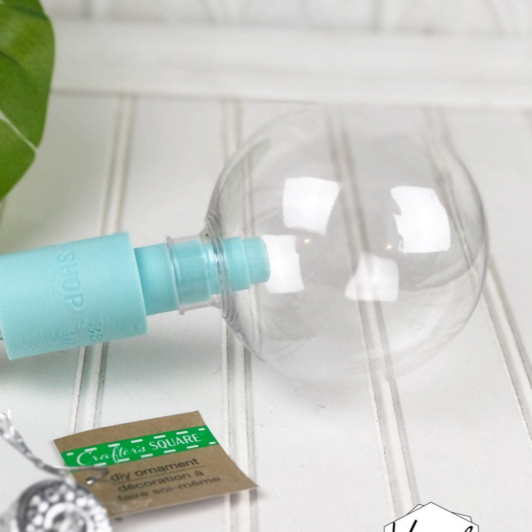 1 Adapter Fits 4 Different Ornaments! Dollar Tree Plastic "Crafter’s Square" Adapter--Ornaments NOT included--Rotisserie Rod Cup Turner