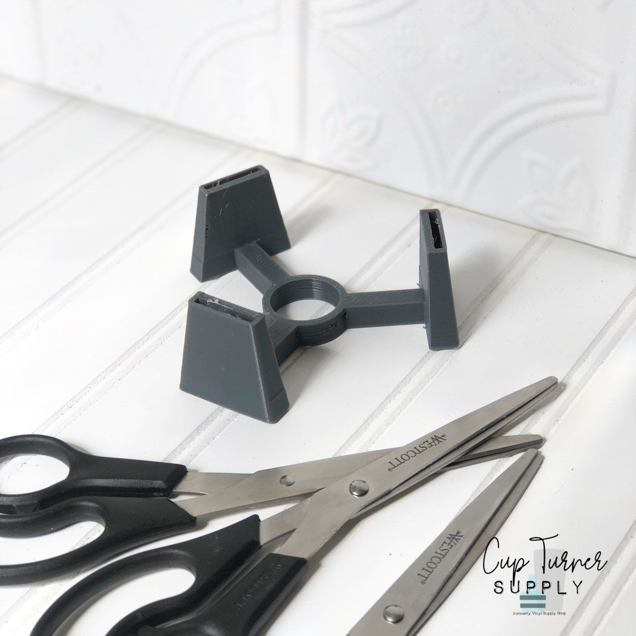 1/2 PVC Multi-Scissor Adapter for your CupTurner Drying Rack Glitter Epoxy to Make Personalized Scissors Westcott Straight Edge 8 Inch