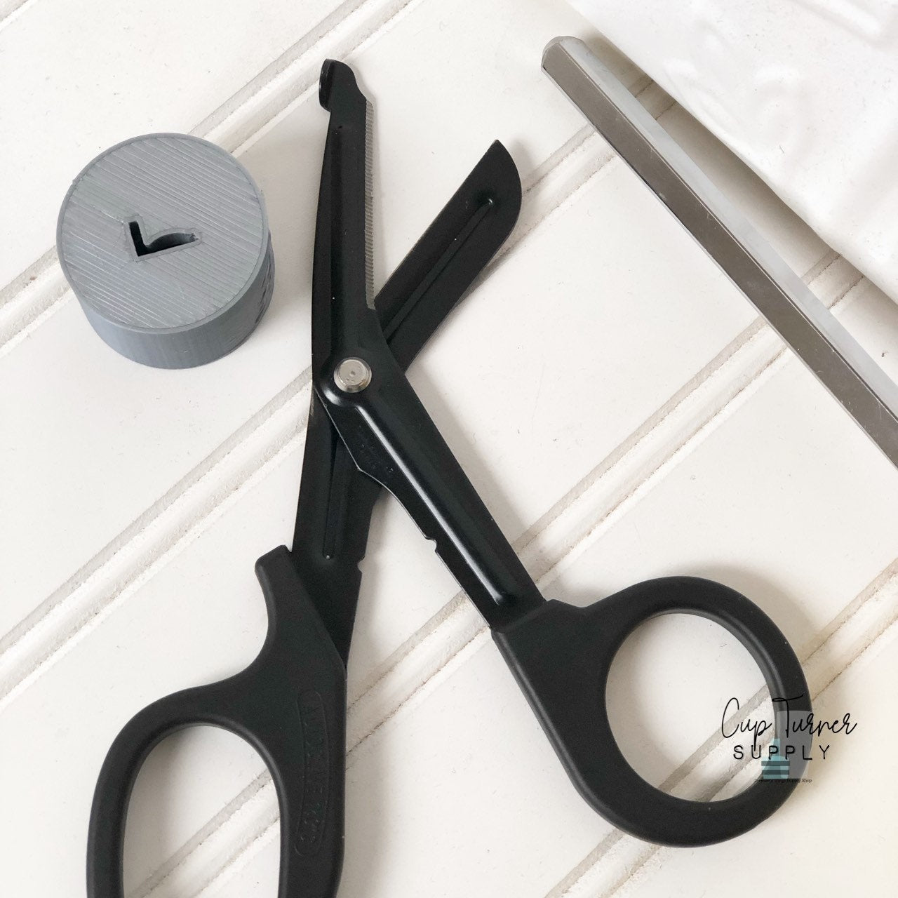 Hobby Lobby Compatible Cup Turner Insert Medical Trauma Shears Scissors 3D Printed Adapter #59–SHEARS NOT INCLUDED