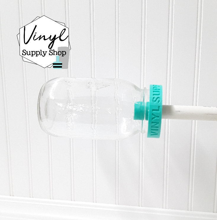 1/2 PVC Standard Mouth Mason Jar Adapter for CupTurner for Glitter Epoxy Glass Canning Jar #9