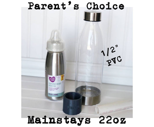 Cup Turner Insert 1/2 PVC Parent's Choice Baby Bottle, Mainstays 22oz Waterbottle Adapter #8