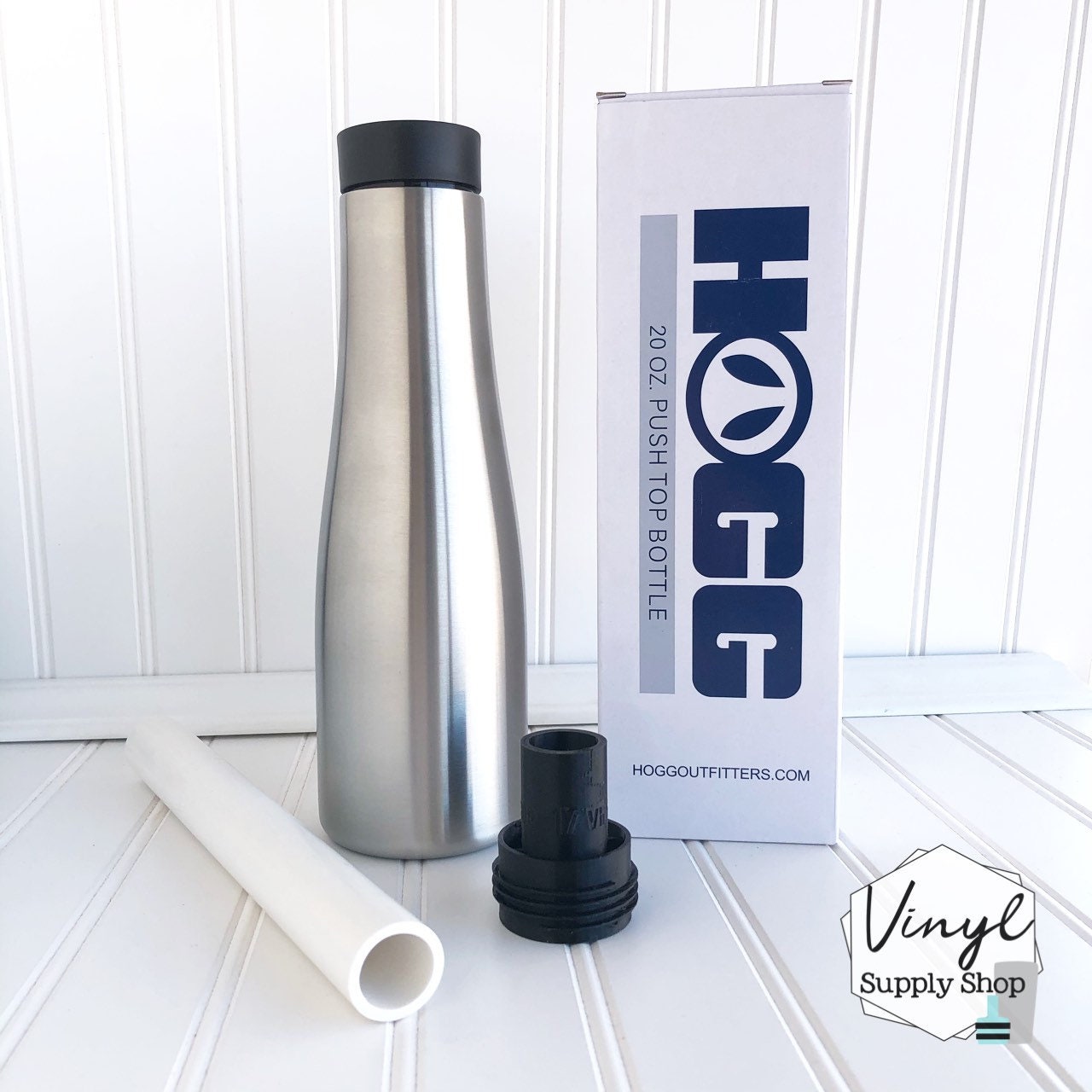 3/4 PVC Adapter HOGG Push Top Bottle- 12, 20, 30oz 3D Printed Cup Turner Threaded Attachment #17