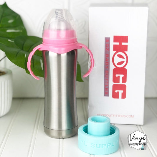 1/2 PVC HOGG Threaded/Screw-on 8 oz Baby Bottle CupTurner Adapter No Foam Insert for Stainless Steel Depot #25