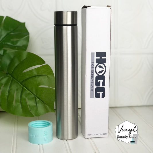 3/4 PVC HOGG 8 oz Skinny Flask and/or Lid Cup Turner Insert Adapter 3d Printed Hub #36 and #15