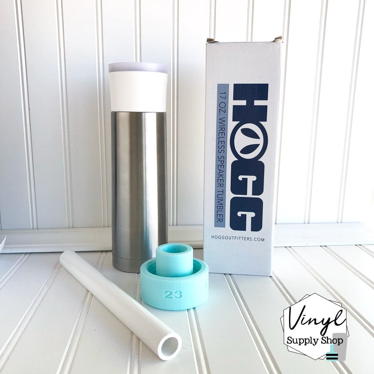 1/2 PVC HOGG Speaker 17oz 22oz Adapter Hub for your CupTurner Glitter Epoxy