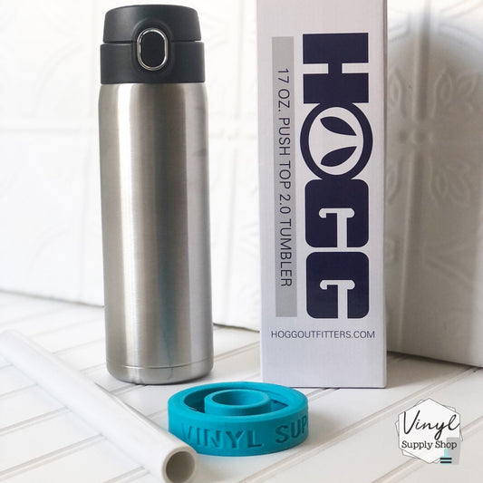 Hobby Lobby PVC Adapter HOGG Push Top Bottle 2.0 17 oz 3D Printed Cup Turner Threaded Attachment #40