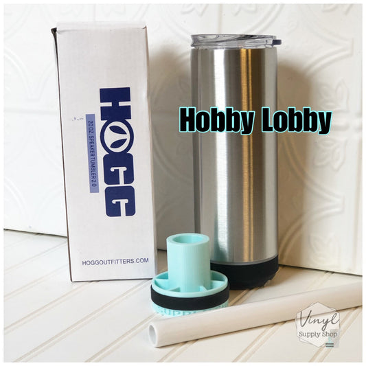 Wireless Speaker Tumbler 2.0 Hogg/Stainless Steel Depot 22oz Bottle Adapter Hub for your CupTurner Glitter Epoxy Attachment Hobby Lobby #47