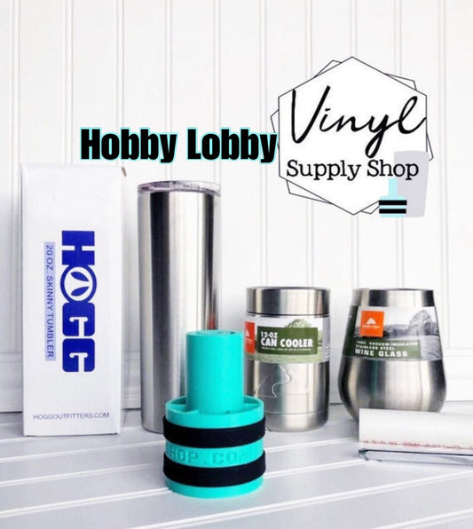 Hogg Skinny 20, Ozark Wine 14oz, Ozark Can Cooler 12oz 3D Printed Cup Turner Insert Hub #1 Hobby Lobby