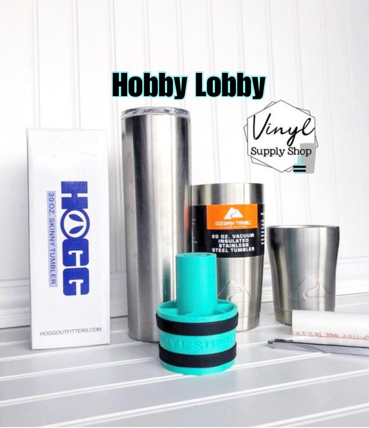 Hogg Skinny 30, Yeti/Ozark/Built 20, Ozark Lowball 10 oz 3D Printed Cup Turner Insert Hub #2 Hobby Lobby Compatible