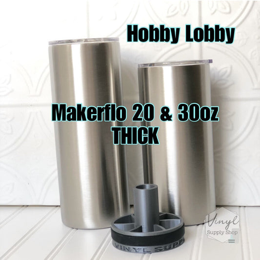 Makerflo 20oz 30oz THICK 3D Printed Cup Turner Insert Hub Hobby Lobby Turner Compatible #19