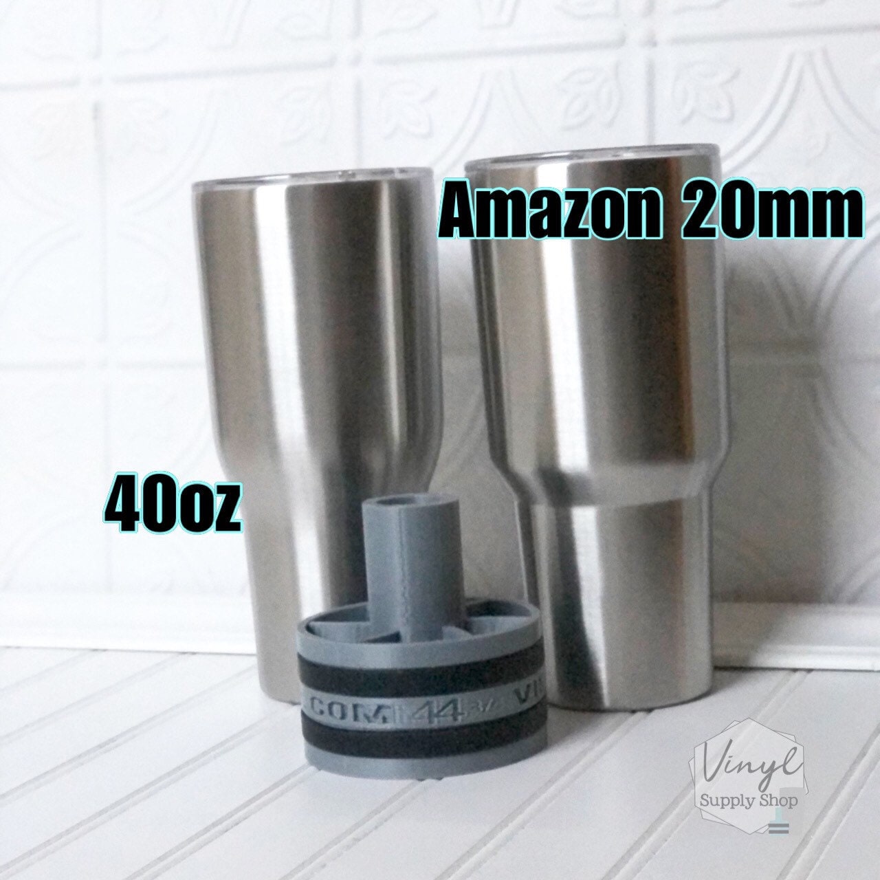 Amazon 20mm CupTurner Adapter Makerflo 40oz 3D Printed Foam Free Hub for Cup Turner Insert #44