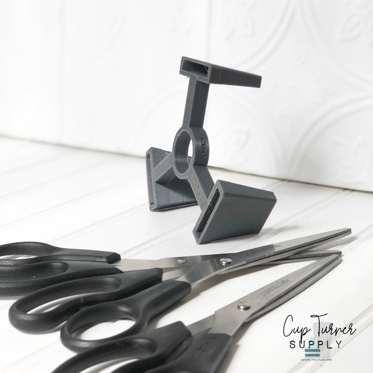 Hobby Lobby Turner Compatible Multi-Scissor Adapter for your CupTurner Drying Rack Glitter Epoxy to Make Personalized Scissors Westcott