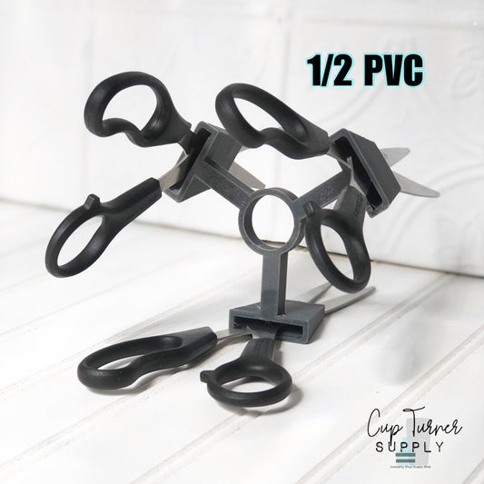 1/2 PVC Multi-Scissor Adapter for your CupTurner Drying Rack Glitter Epoxy to Make Personalized Scissors Westcott Straight Edge 8 Inch